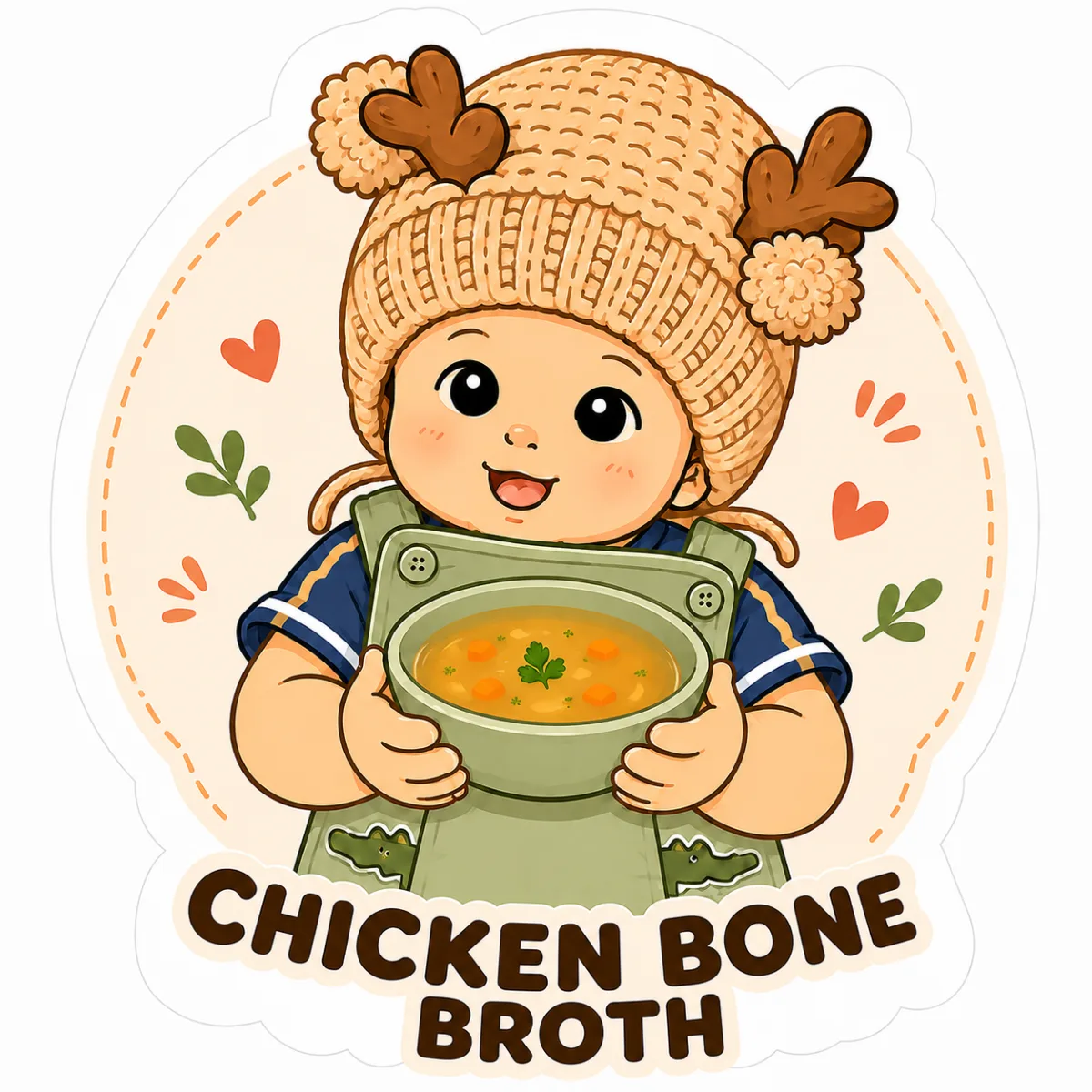 Ilustrasi produk Chicken Bone Broth dari Petite Plates
